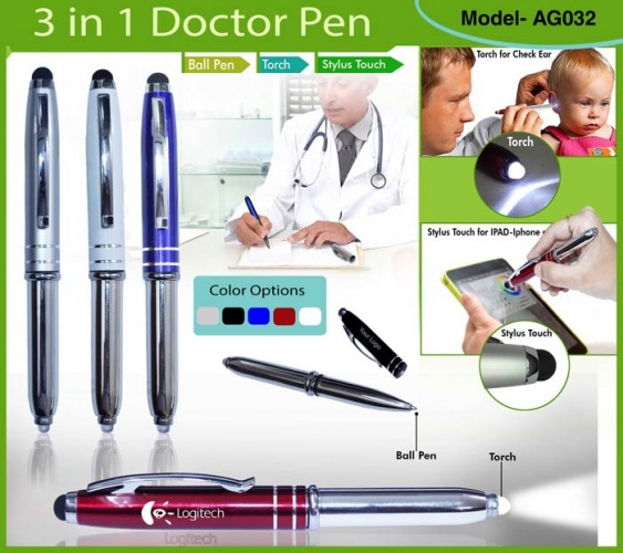 3 in 1 Doctor Ball Pen AG 032