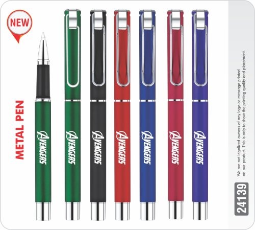 Flexy Metalic Color Chrome Parts Ball Pen 24139