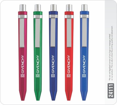 Ozone Metalic Color Chrome Parts Ball Pen 24111