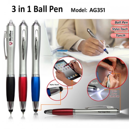 3 in 1 Ball Pen AG-351