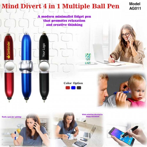 Mind Divert 4 in 1Multiple Ball Pen AG 011