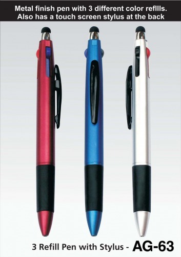 3 refill pen with stylus AG 63