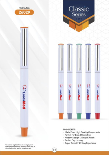 CATWALK WHITE OAPC MIX COL PARTS Ball Pen 26029