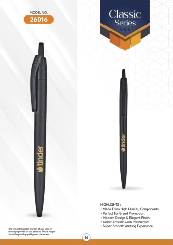 I-5 FULL BLACK Ball Pen 26016