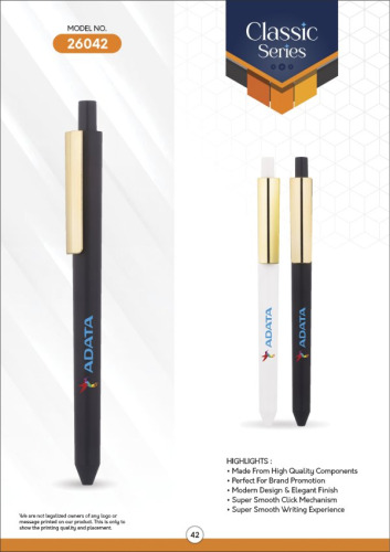 NEXA OPAC WITH GOLD CLIP Ball Pen 26042