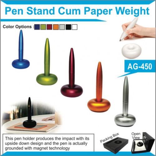 Magnetic Pen Stand cum Paper Weight AG 450