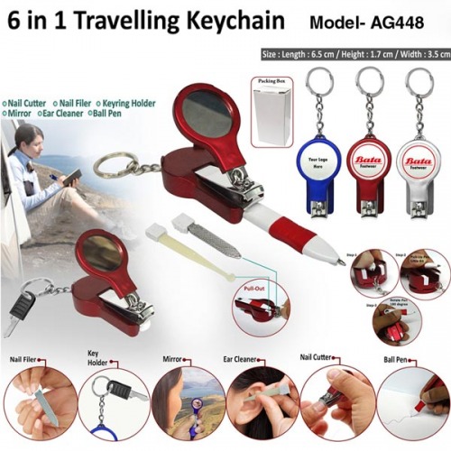 6 in 1 Travelling Keychain AG 448